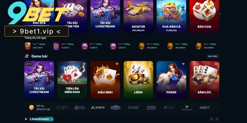 Game Bài 9bet