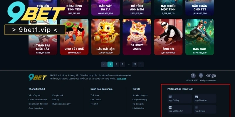 nạp tiền 9bet 