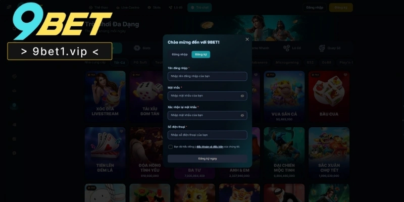 đăng ký 9bet